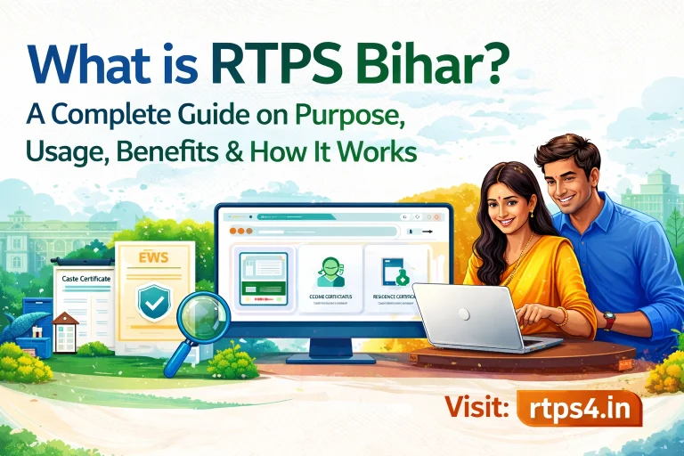 What is RTPS Bihar? A Complete Guide on Purpose, Usage, Benefits & How It Works